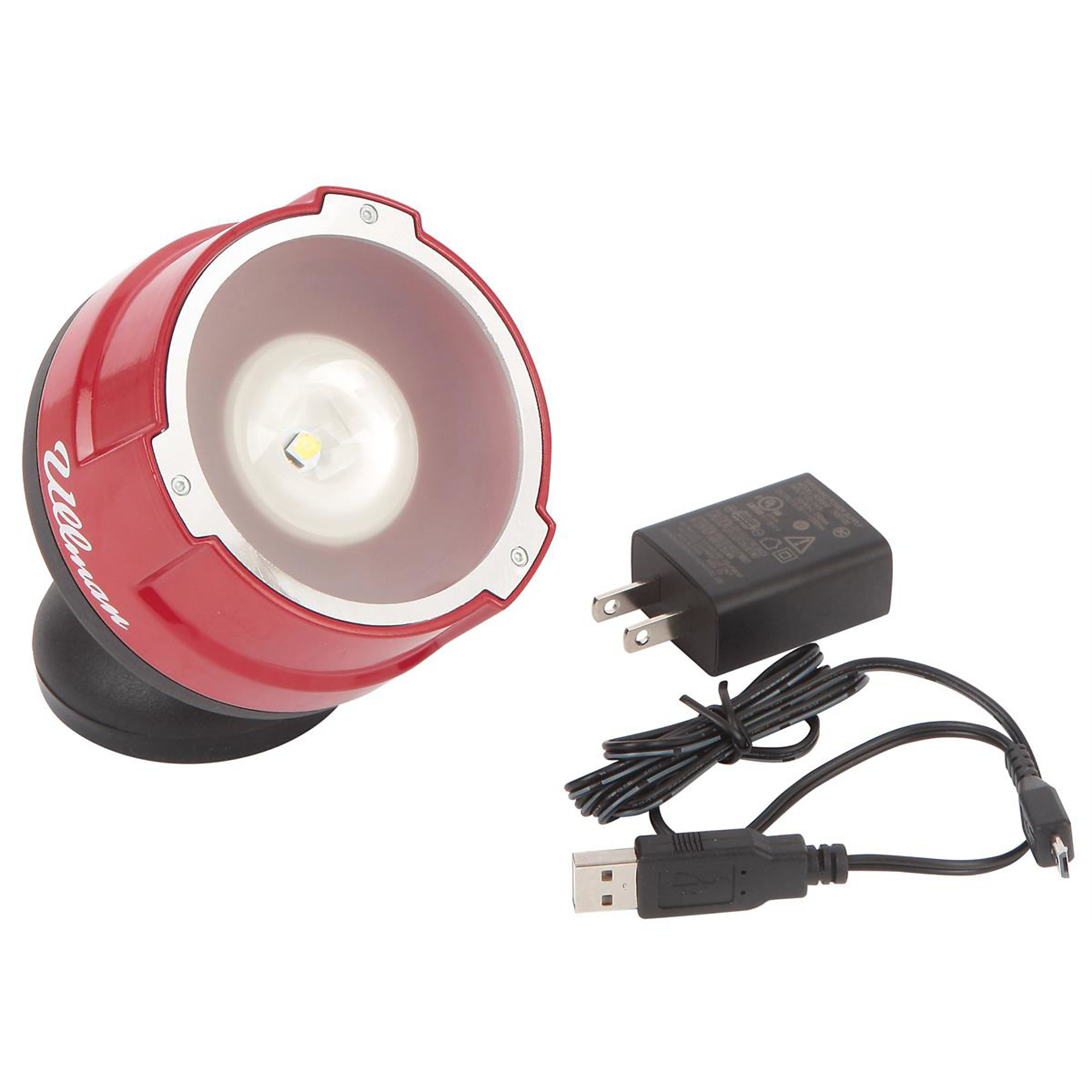 Ullman Devices 750 Lumen Rechargeable Magnetic Rotating Work Light — Model# ULLRT-750LT